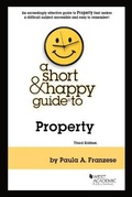 Cover: A Short & Happy Guide to Property - West Academic Press