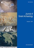 Cover: Journal of Greek Archaeology Volume 6 2021 - Archaeopress