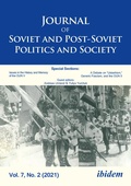 Cover: Journal of Soviet and Post-Soviet Politics and Society - ibidem