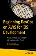 Cover: Beginning DevOps on AWS for iOS Development - APress