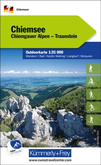 Abbildung von: Kümmerly+Frey Outdoorkarte Deutschland 7 Chiemsee 1:35.000 - Hallwag Kümmerly+Frey
