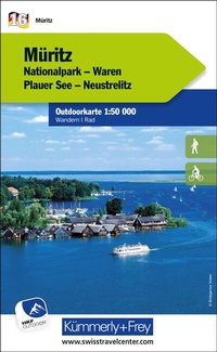 Abbildung von: Kümmerly+Frey Outdoorkarte Deutschland 16 Müritz Nationalpark 1:50.000 - Hallwag Kümmerly+Frey