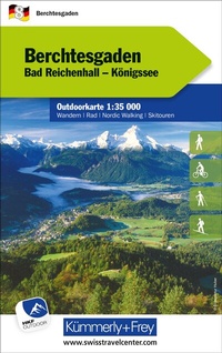 Abbildung von: Kümmerly+Frey Outdoorkarte Deutschland 8 Berchtesgaden 1:35.000 - Hallwag Kümmerly+Frey