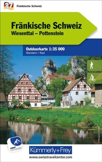 Abbildung von: Kümmerly+Frey Outdoorkarte Deutschland 37 Fränkische Schweiz 1:35.000 - Hallwag Kümmerly+Frey