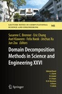 Cover: Domain Decomposition Methods in Science and Engineering XXVI - Springer