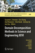 Cover: Domain Decomposition Methods in Science and Engineering XXVI - Springer