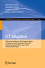 Cover: ICT Education - Springer
