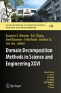 Cover: Domain Decomposition Methods in Science and Engineering XXVI - Springer
