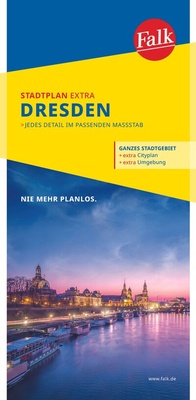 Abbildung von: Falk Stadtplan Extra Dresden 1:20.000 - Falk ein Imprint von MAIRDUMONT