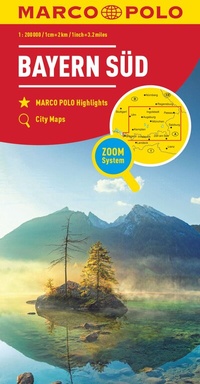 Abbildung von: MARCO POLO Regionalkarte Deutschland 13 Bayern Süd 1:200.000 - MARCO POLO ein Imprint von MAIRDUMONT