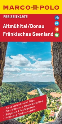 Abbildung von: MARCO POLO Freizeitkarte 36 Altmühltal, Donau, Fränkisches Seenland 1:110.000 - MARCO POLO ein Imprint von MAIRDUMONT