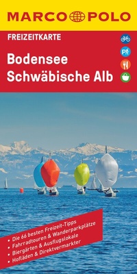 Abbildung von: MARCO POLO Freizeitkarte 41 Bodensee, Schwäbische Alb 1:100.000 - MARCO POLO ein Imprint von MAIRDUMONT