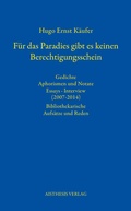 Cover: F&uuml;r das Paradies gibt es keinen Berechtigungsschein - Aisthesis