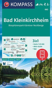 Abbildung von: KOMPASS Wanderkarte 063 Bad Kleinkirchheim, Biosphärenpark Kärntner Nockberge 1:25.000 - KOMPASS-Karten