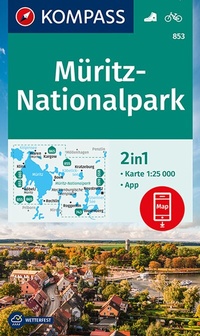 Abbildung von: KOMPASS Wanderkarte 853 Müritz-Nationalpark 1:25.000 - KOMPASS-Karten