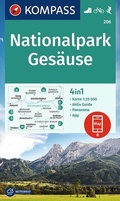 Cover: KOMPASS Wanderkarte 206 Nationalpark Ges&auml;use 1:25.000 - KOMPASS-Karten