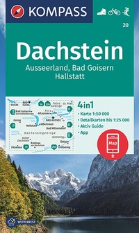 Abbildung von: KOMPASS Wanderkarte 20 Dachstein, Ausseerland, Bad Goisern, Hallstatt 1:50.000 - KOMPASS-Karten