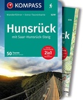 Cover: KOMPASS Wanderf&uuml;hrer Hunsr&uuml;ck mit Saar-Hunsr&uuml;ck-Steig, 50 Touren mit Extra-Tourenkarte - KOMPASS-Karten