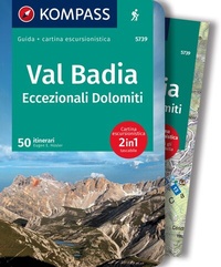 Abbildung von: KOMPASS guida escursionistica Val Badia, Eccezionali Dolomiti, 50 itinerari - KOMPASS-Karten