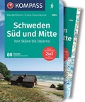Cover: KOMPASS Wanderf&uuml;hrer Schweden S&uuml;d und Mitte, Von Sk&aring;ne bis Dalarna, 80 Touren mit Extra-Tourenkarte - KOMPASS-Karten