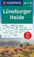 Abbildung von: KOMPASS Wanderkarte 718 Lüneburger Heide 1:50.000 - KOMPASS-Karten