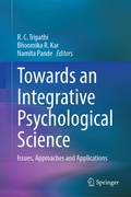 Cover: Towards an Integrative Psychological Science - Springer