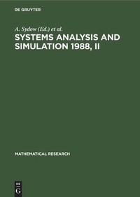 Enlarge image Cover: Systems Analysis and Simulation 1988, II - De Gruyter