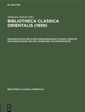 Cover: Bibliotheca Classica Orientalis. Band 4, Heft 1 - De Gruyter