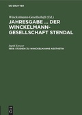 Cover: Studien zu Winckelmanns Aesthetik - De Gruyter