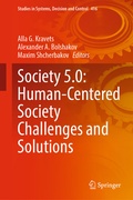 Cover: Society 5.0: Human-Centered Society Challenges and Solutions - Springer