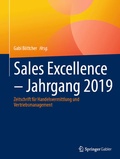 Cover: Sales Excellence - Jahrgang 2019 - Springer Gabler