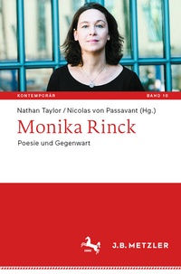 Abbildung von: Monika Rinck - J.B. Metzler