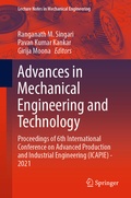 Cover: Advances in Mechanical Engineering and Technology - Springer