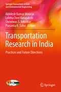 Cover: Transportation Research in India - Springer