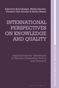 Cover: International Perspectives on Knowledge and Quality - Bloomsbury Academic