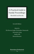 Cover: A Practical Guide to Family Proceedings: Blomfield and Brooks - Bloomsbury Professional