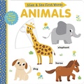 Cover: Animals: Slide and See First Words - Tiger Tales