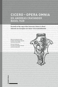 Cover: Cicero - Opera omnia Ed. Andreas Cratander, Basel 1528 - Schwabe Verlagsgruppe AG Schwabe Verlag