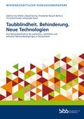 Cover: Taubblindheit. Behinderung. Neue Technologien - Verlag Barbara Budrich