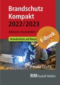Cover: Brandschutz Kompakt 2022/2023 - E-Book (PDF) - Rudolf M&uuml;ller Verlag