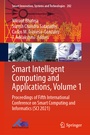 Cover: Smart Intelligent Computing and Applications, Volume 1 - Springer