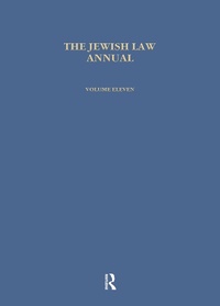 Abbildung von: Jewish Law Annual (Vol 11) - Routledge
