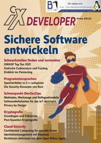 Enlarge image Cover: iX Developer - Heise Medien