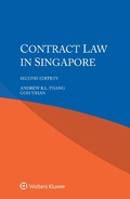 Cover: Contract Law in Singapore - Wolters Kluwer