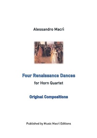 Abbildung von: Four Renaissance Dances - Music Macrì Editions
