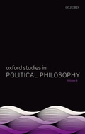 Cover: Oxford Studies in Political Philosophy Volume 8 - OUP eBook