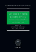 Cover: Market Abuse Regulation - Oxford University Press