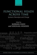 Cover: Functional Heads Across Time - Oxford University Press