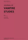 Cover: Journal of Vampire Studies - Vampire Studies Association