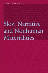 Enlarge image Cover: Slow Narrative and Nonhuman Materialities - University of Nebraska Press